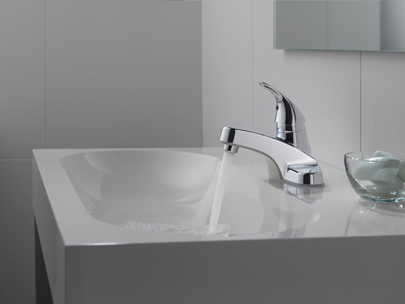 Peerless Centerset Bathroom Faucet Chrome, Bathroom Sink Faucet, Single Handle, Chrome P131LF - Image 2
